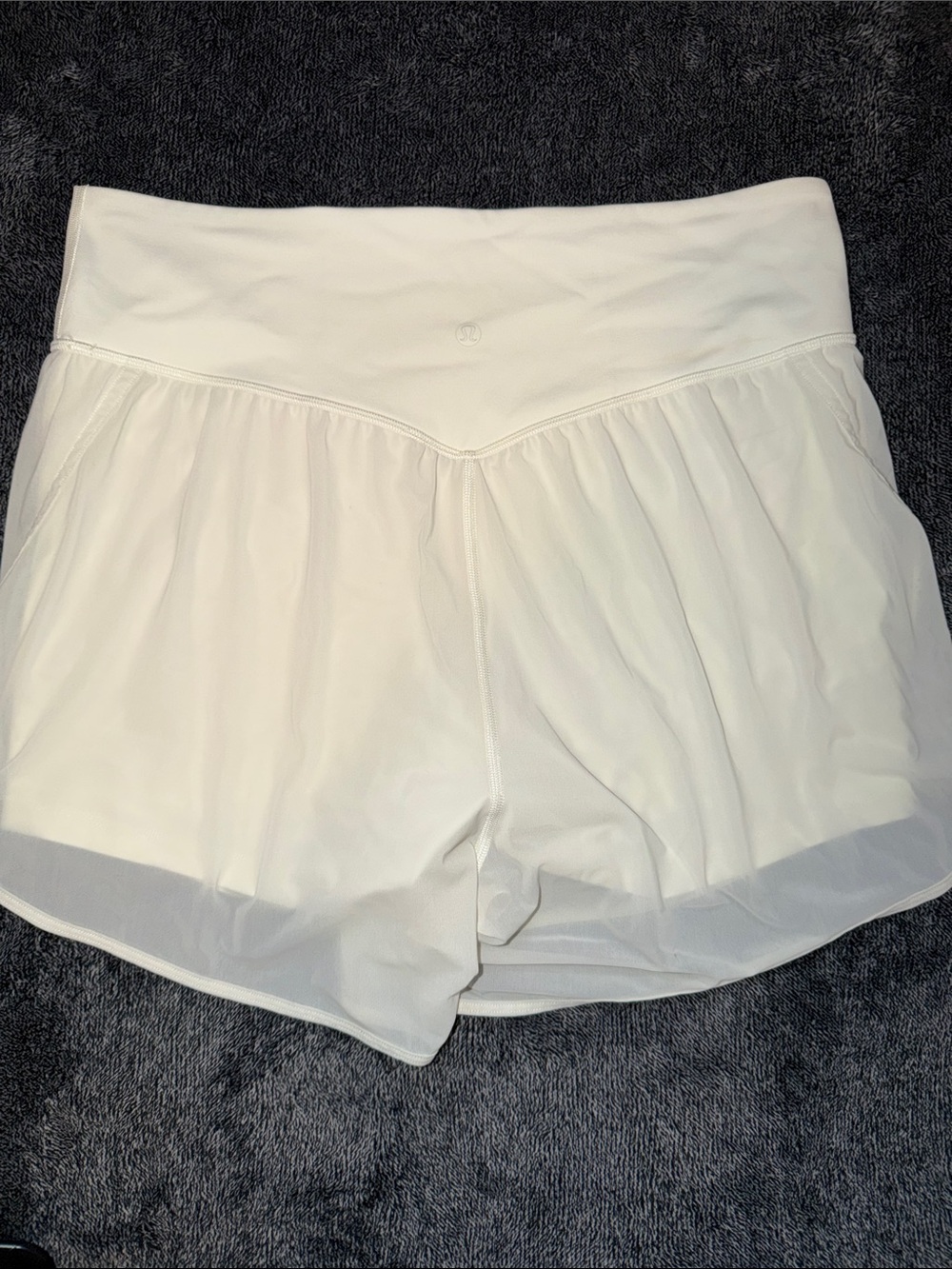 lululemon athletica butter yellow short